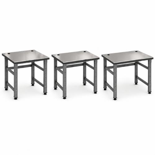  Safco TechWorks™ 30" Adjustable Straight Bench with Stainless Steel Surface - (3 Options Available)