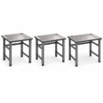 Safco TechWorks™ 30" Adjustable Straight Bench with Stainless Steel Surface - (3 Options Available) ET22369