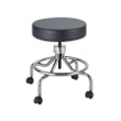 Safco Lab Stool, Low Base with Screw Lift 3432BL (Black) ES3137