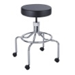 Safco Lab Stool, High Base with Screw Lift 3433BL (Black) ES3138