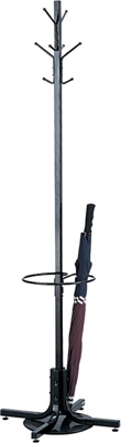 Safco Costumer with Umbrella Stand 4168BL (Black)