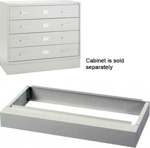 Safco Computer Multi-Media Cabinet Base 4931LG