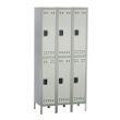 Safco Double Tier Locker 3 Column 5526GR (Gray) ES3427