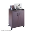 Safco Mobile Refreshment Center 8953MH (Mahogany) ES3516