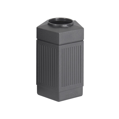 Safco Canmeleon Indoor/Outdoor, 30 Gallon Pentagon 9485BL (Black)