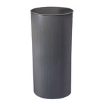 Safco Round Wastebasket, 80 Qt. (Qty.3) 9610CH (Charcoal) ES3546