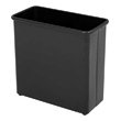Safco Rectangular Wastebasket, 27.5 Qt. (Qty.3) 9616BL (Black) ES3550