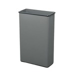 Safco Rectangular Wastebasket, 88 Qt. (Qty.3) 9618CH (Charcoal) ES3553