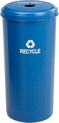 Safco Tall Round Recycling Receptacle 9632BU ES3555