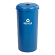 Safco Tall Round Recycling Receptacle 9632BU (Blue) ES3555