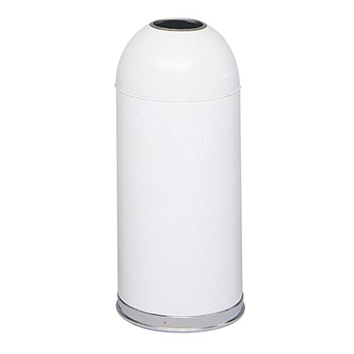 Safco Open Top Dome Receptacle 9639WH