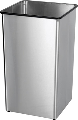 Safco Receptacle Base, 36 Gallon 9663SS