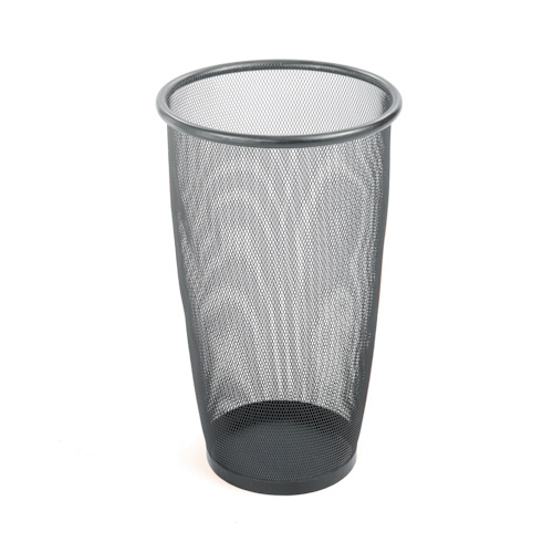 Safco Onyx Mesh Large Round Wastebasket (Qty.3) 9718BL ES3589