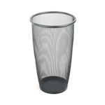 Safco Onyx Mesh Large Round Wastebasket (Qty.3) 9718BL (Black) ES3589