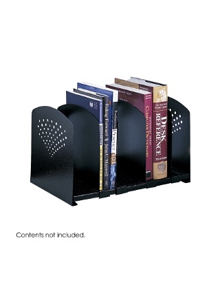 Safco Five Section Adjustable Bookrack ES3651 3116BL