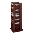 Safco 48-Pocket Solid Wood Rotating Display 4335MH (Mahogany) ES3747