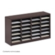 Safco E-Z Stor Wood Literature Organizer, 24 Compartments 9311MH ES3811