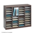 Safco E-Z Stor Wood Literature Organizer, 36 Compartments 9321MH ES3815