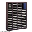 Safco E-Z Stor Wood Literature Organizer, 60 Compartments 9331MH ES3819