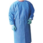 Consumer Choice Disposable Isolation Gown - Level 1 - Non-Woven White Cuffs 1003 ET11810