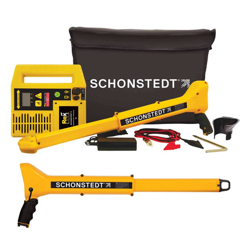 Schonstedt REX-LITE 82 kHz Dual-Frequency Pipe and Cable Locator Combo Kit - MPC-L82
