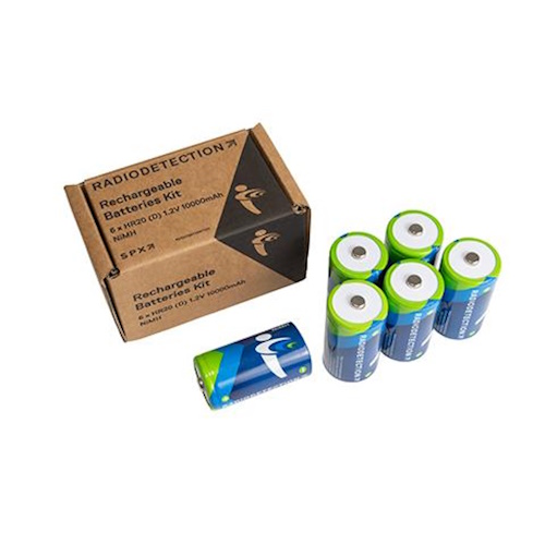 Schonstedt Set of 6 C.A.T. and Genny NiMH Rechargeable Battery Kit (D-Cell, HR20) - 10/CATBATX6KIT