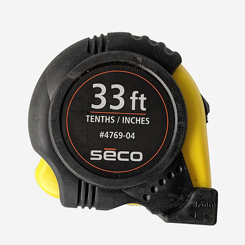 Seco 33 Foot Heavy-Duty Surveyors and Engineers Measuring Tape ES1608