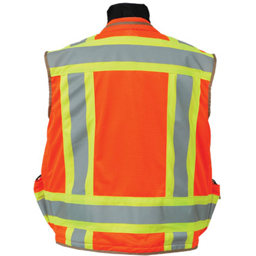 Seco 8265 Series Class 2 Safety Vest with Outlast Collar and Mesh Back