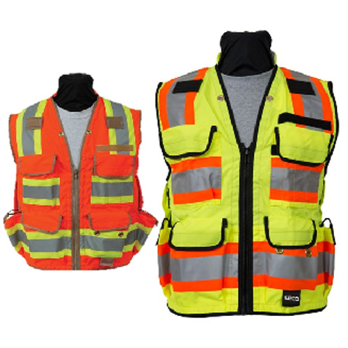 Seco 8265 Series Class 2 Safety Vest with Outlast Collar and Mesh Back