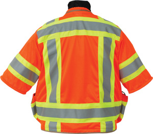 Seco 8365 Series Class 3 Safety Vest with Outlast Collar and Mesh Back