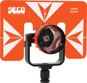 Seco 62 mm Premier Strobe Prism Assembly with 6 x 9 Target