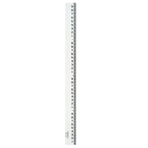 Seco 99000 - 4 Wide Un-numbered Stream Gauge with Ft/10th/100ths Graduations