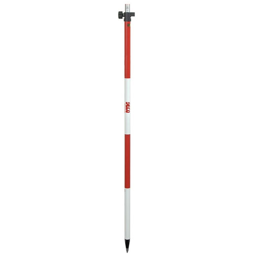  Seco 2.20 m Aluminum TLV Pole - Red and White - 5527-10