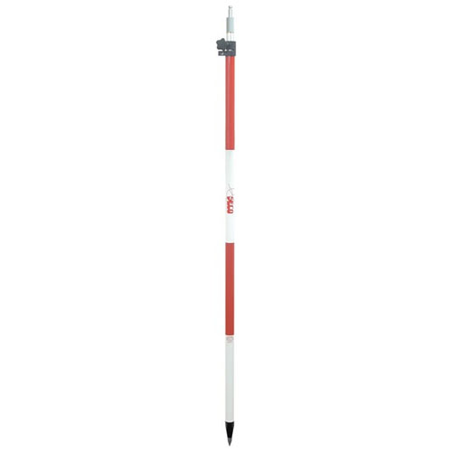  Seco 2.60 m Aluminum TLV Pole - Red and White - 5527-15