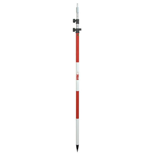  Seco 3.60 m Aluminum TLV Pole - Red and White - 5527-20
