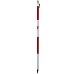 Seco 8.5 ft QLV Prism Pole with Adjustable Tip - Red and White - 5801-10 ES9963