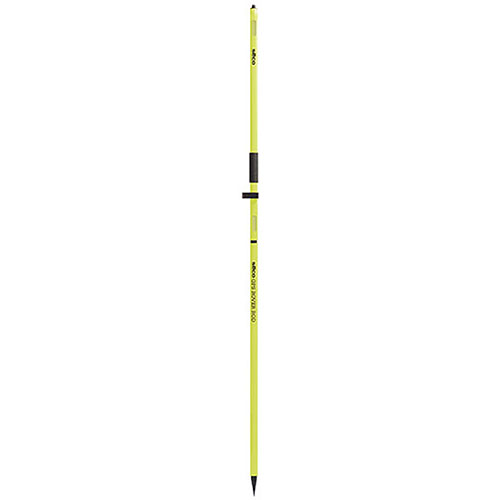  Seco 2m GPS Rover Rod with Cable Slot, Flo Yellow - 5125-06-FLY