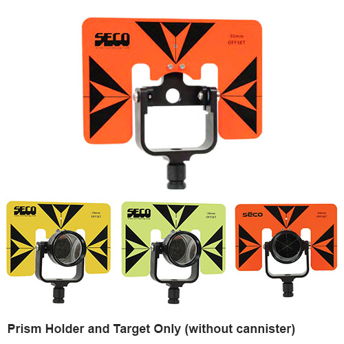 Seco Rear Locking 62 mm Premier Prism Holder with 6&quot; x 9&quot; Target - (3 Colors Available)