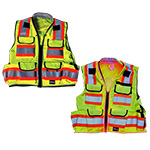 Seco 8265-LED-Series Safety Lighted Utility Vest - Fluorescent Yellow - (6 Sizes Available) ET14790