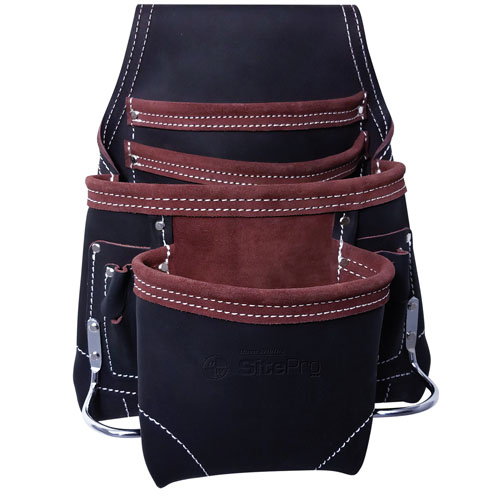 10 Pocket Carpenters Leather Tool Belt