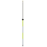 SitePro 8' Prism Pole, Twist Lock, Silver/Hi-Vis - 07-4708-SFY ET15710