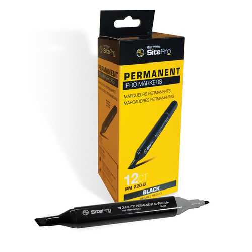 SitePro Permanent Marker (12-Pack) - (2 Colors Available)