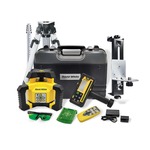 David White Horizontal / Vertical Green Beam Rotary Laser Kit w/ Tripod and Grade Rod - (2 Options Available) ET19809