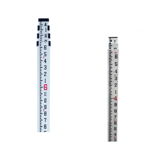  Sokkia 16ft Builder Fiberglass Rod, Inches/Tenths - (2 Options Available)
