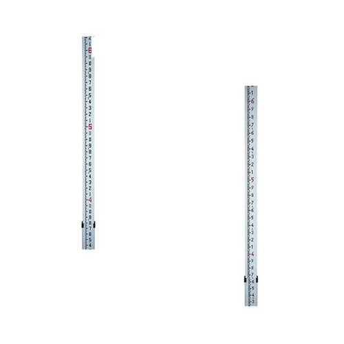  Sokkia 16ft Builder Aluminum Rod, Inches/Tenths - (2 Options Available)