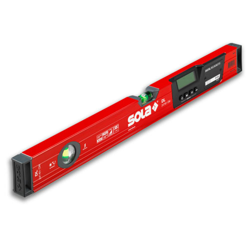 Sola Big Red/Redm Digital 48" Box-Beam Level, 2 Vials, IP65, Bluetooth w/ SOLA Measures App, w/ Case - (2 Options Available)