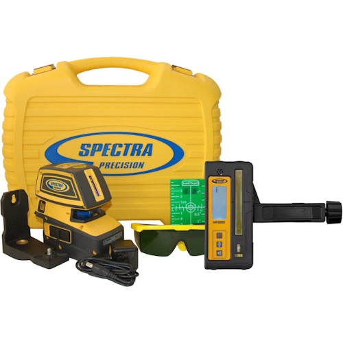 Spectra Precision Crossline (Combo) Laser Levels (w/ HR1220 Receiver ...