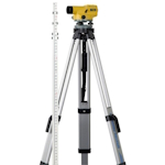 Spectra Precision 28X / Magnetic Damped Autolevel Package, 8ths Rod and Tripod - AL28M-2 ET16849