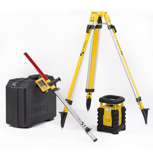 Stabila - LAR 300 Rotary Laser Set with Tripod and Grade Rod (05820) ET14109