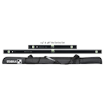 Stabila Spirit Level Set 80 AS-2 Dark Shadow, 2-piece: 24" (60 cm), 48" (120 cm) w/ Black Level Case - 29300 ET17683